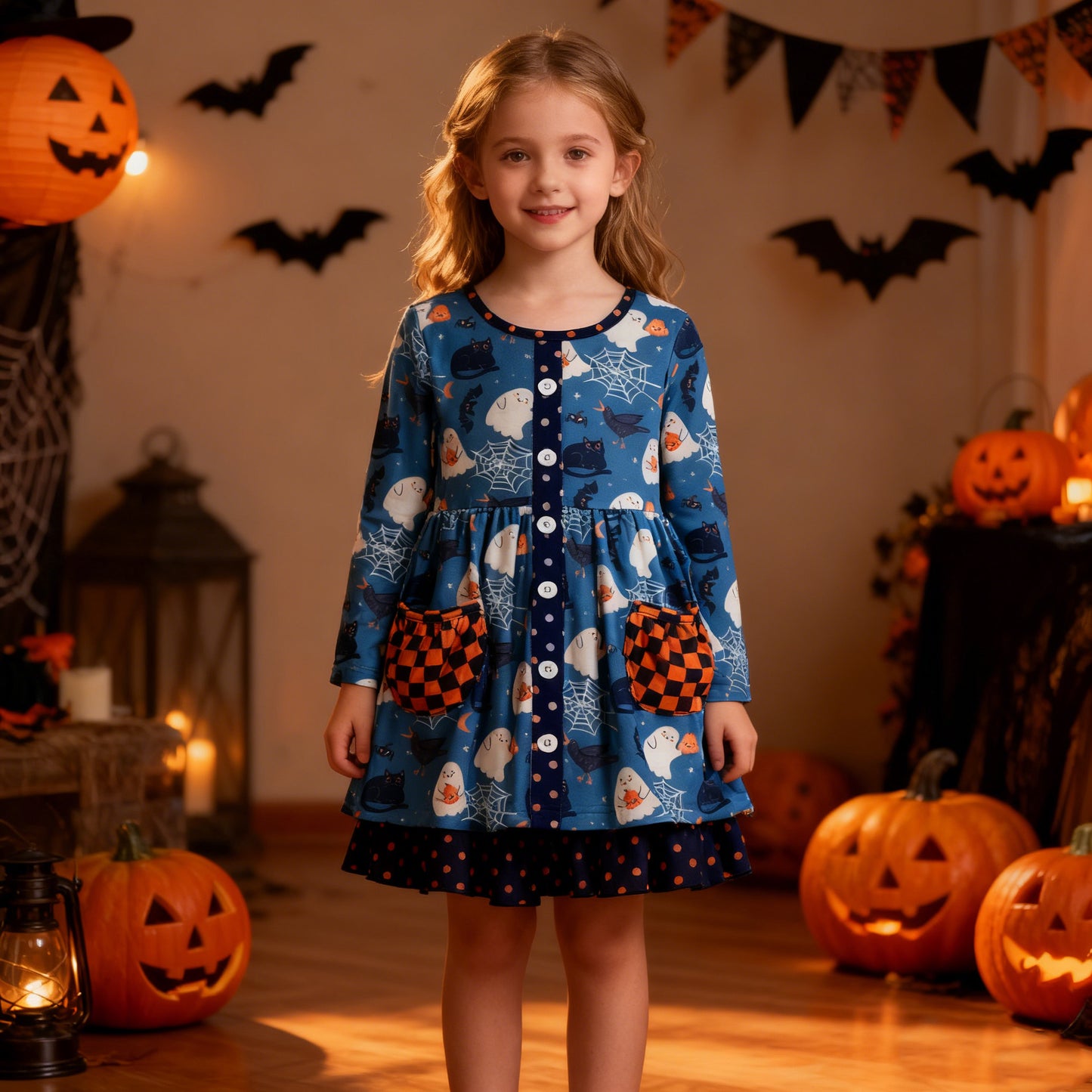 PRE-ORDER Blue Ghost 2-layer Dress