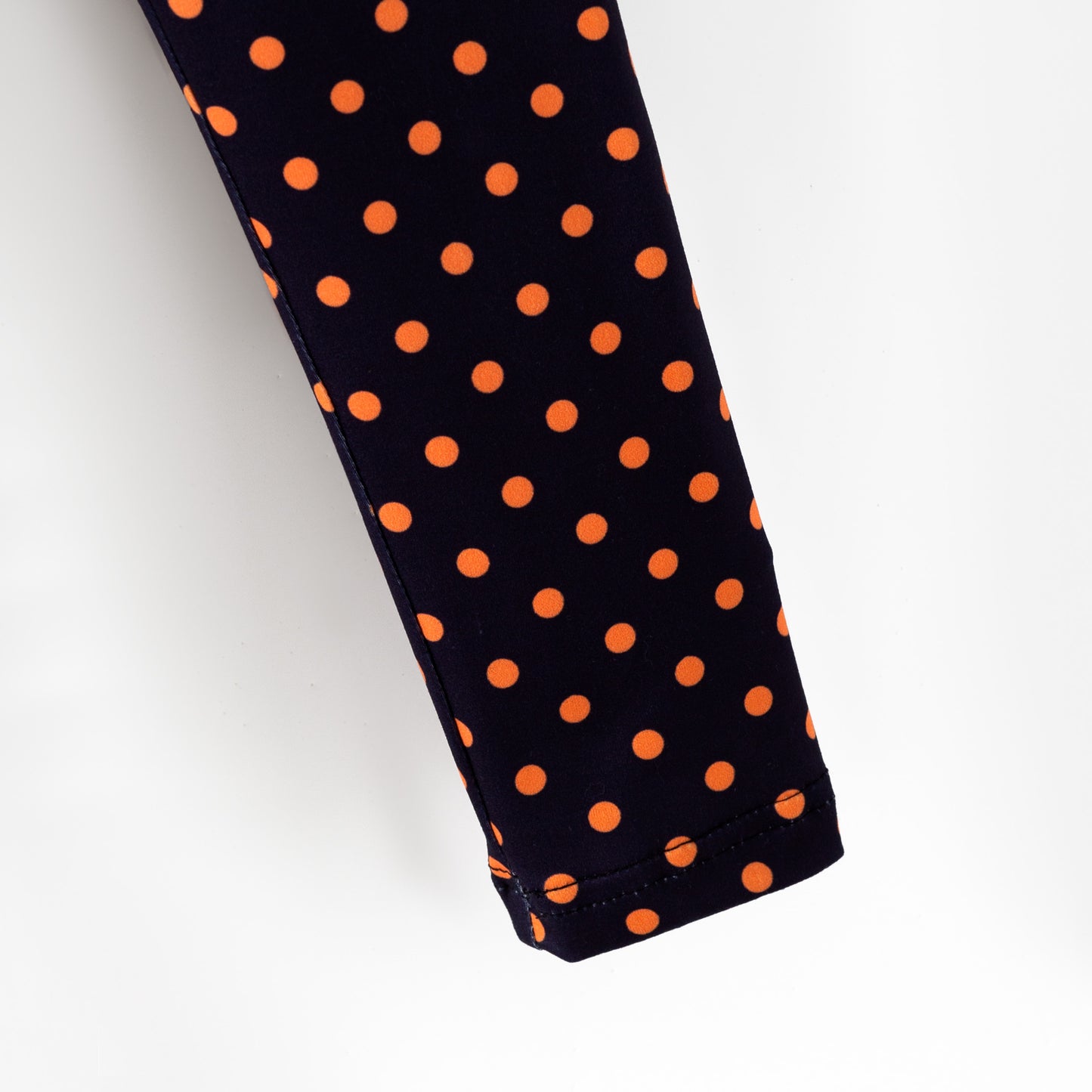 PRE-ORDER Orange and Black Dot Leggings