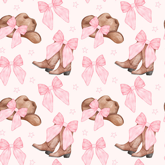 PRE-ORDER Pink Hats and Bows Dress