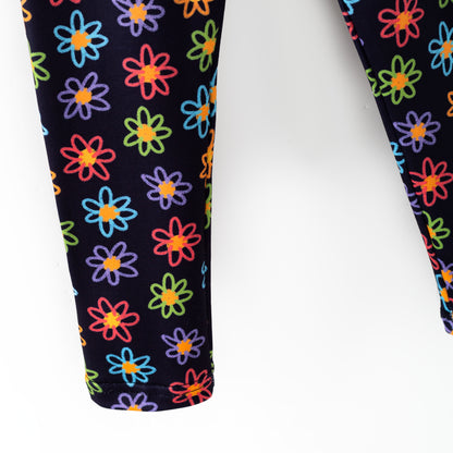 PRE-ORDER ABC Chalkboard Flower Leggings