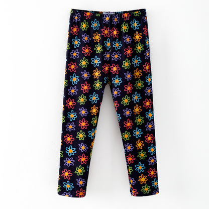 PRE-ORDER ABC Chalkboard Flower Leggings