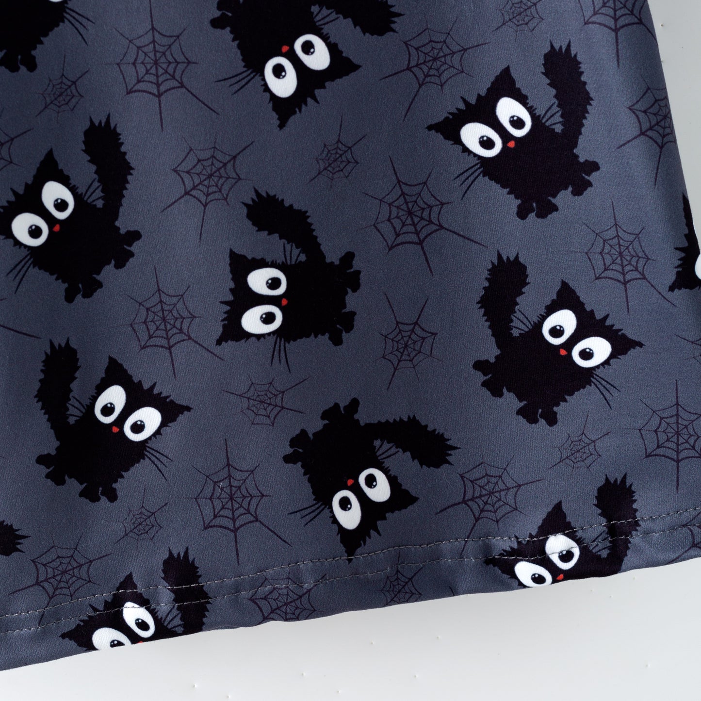 PRE-ORDER Puff Sleeve Top Black Cat