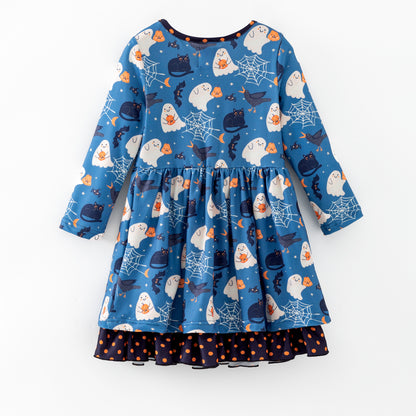 PRE-ORDER Blue Ghost 2-layer Dress