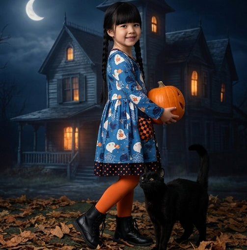Blue Ghost 2-layer Dress
