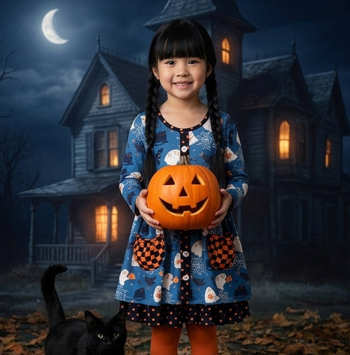 Blue Ghost 2-layer Dress