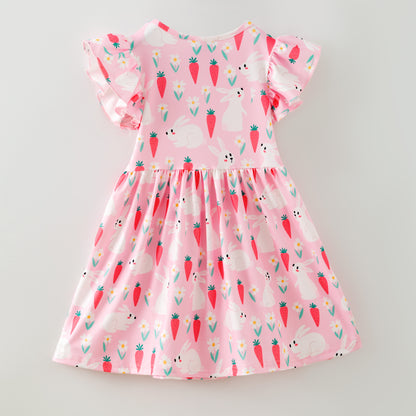 Pink Bunny and Carrot Dress
