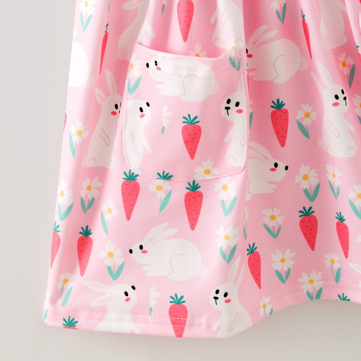 Pink Bunny and Carrot Dress