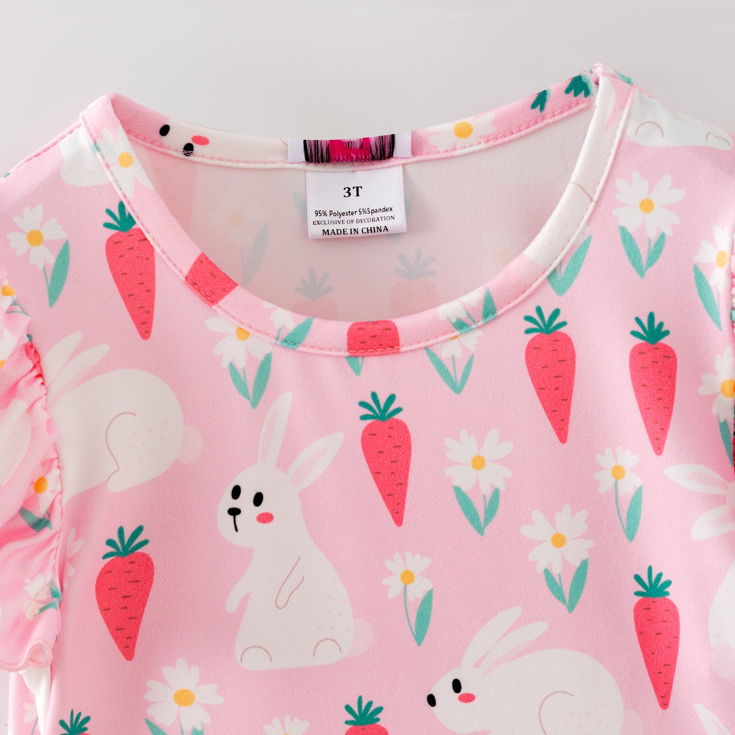 Pink Bunny and Carrot Dress