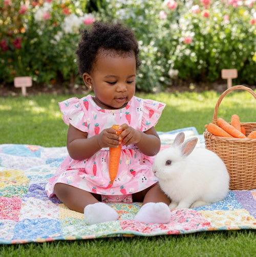 Bunny and Carrot Romper