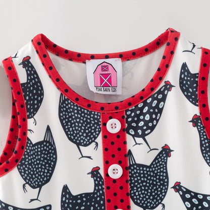 Sleeveless Dress Count your Chickens