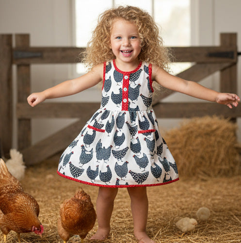 Sleeveless Dress Count your Chickens