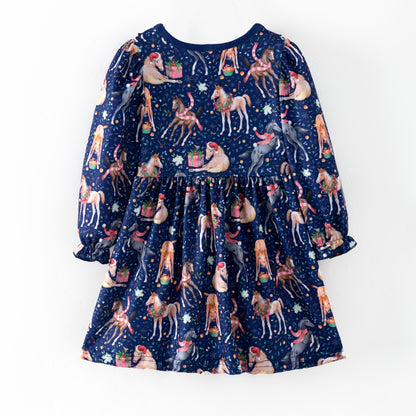 PRE-ORDER Christmas Horse Dress