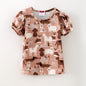 Puffed Sleeve Ranch Dogs Top