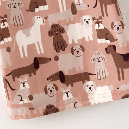 Puffed Sleeve Ranch Dogs Top