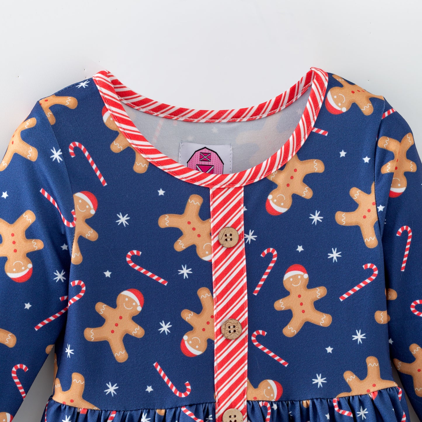 PRE-ORDER Gingerbread and Candy Cane Dress