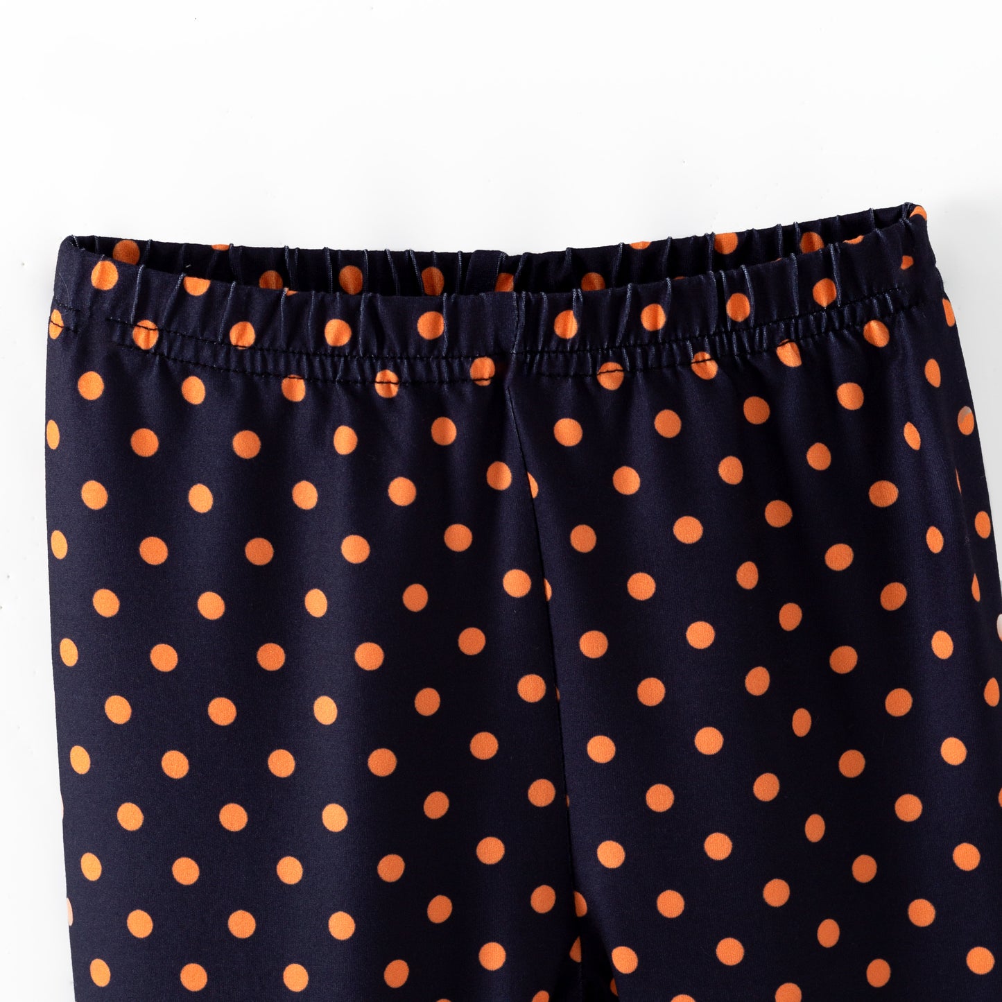 PRE-ORDER Orange and Black Dot Leggings