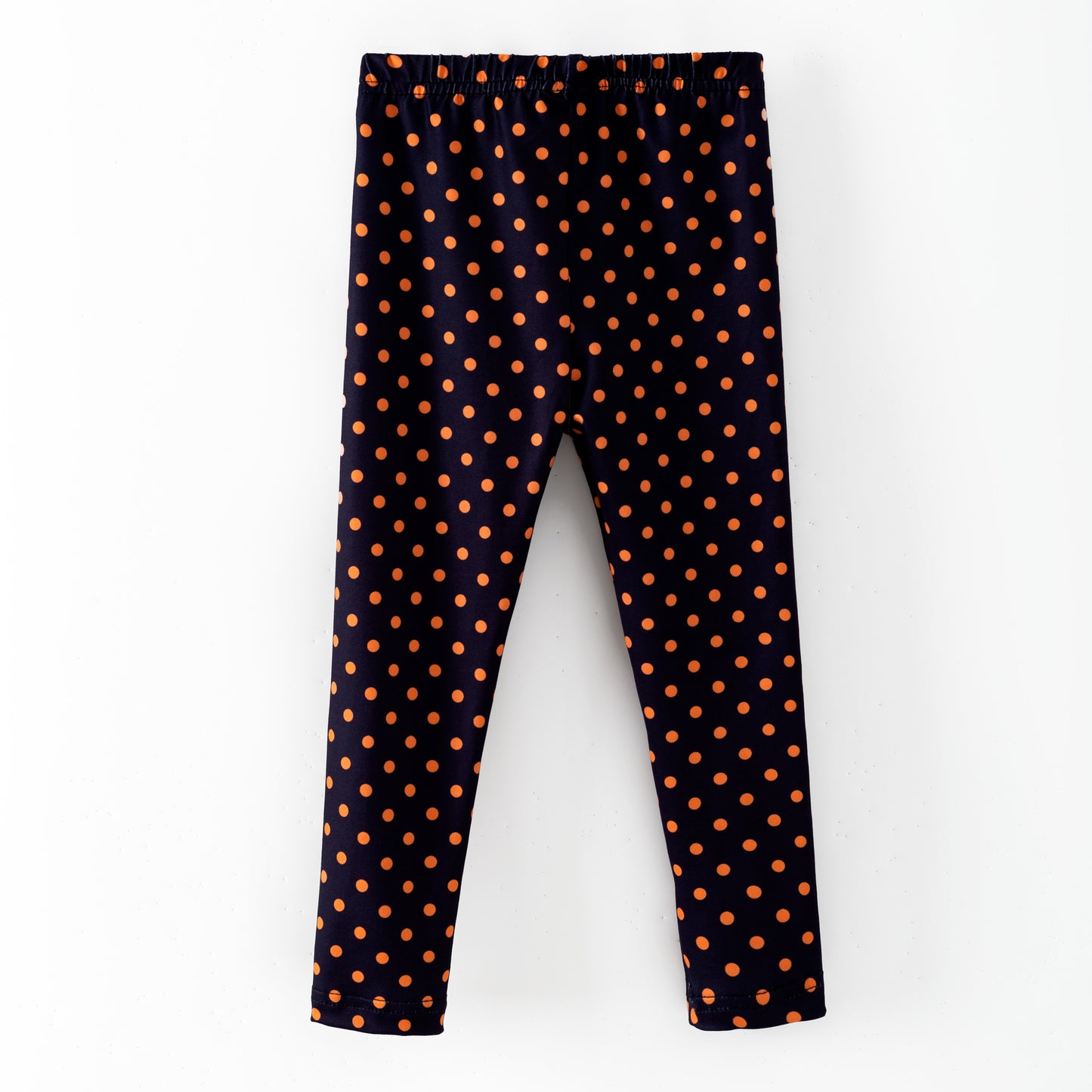 PRE-ORDER Orange and Black Dot Leggings