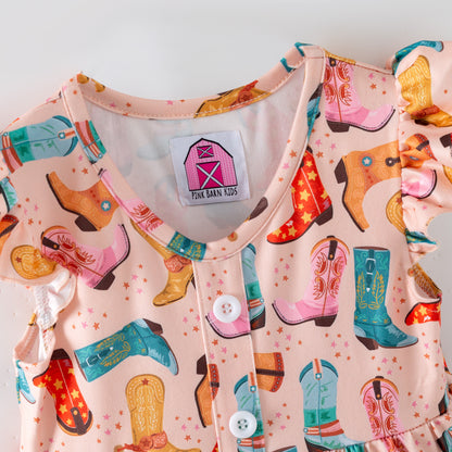 PRE-ORDER 3-Tier Ruffle Boots Dress 5-Pack (Girls)