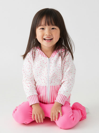 Pink Double-Ruffle Leggings