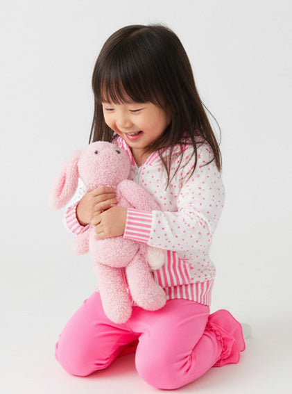 Pink Double-Ruffle Leggings