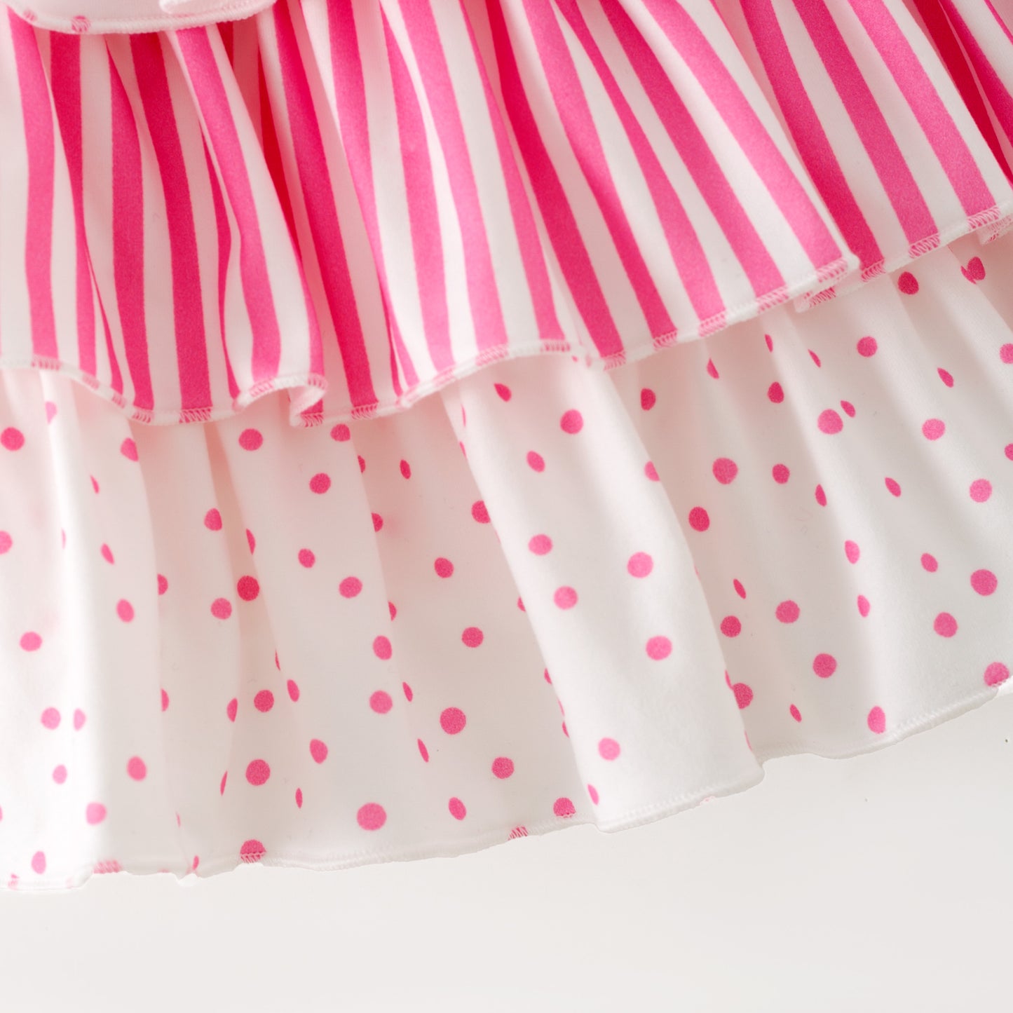Skort: Pink & White Dots and Stripes