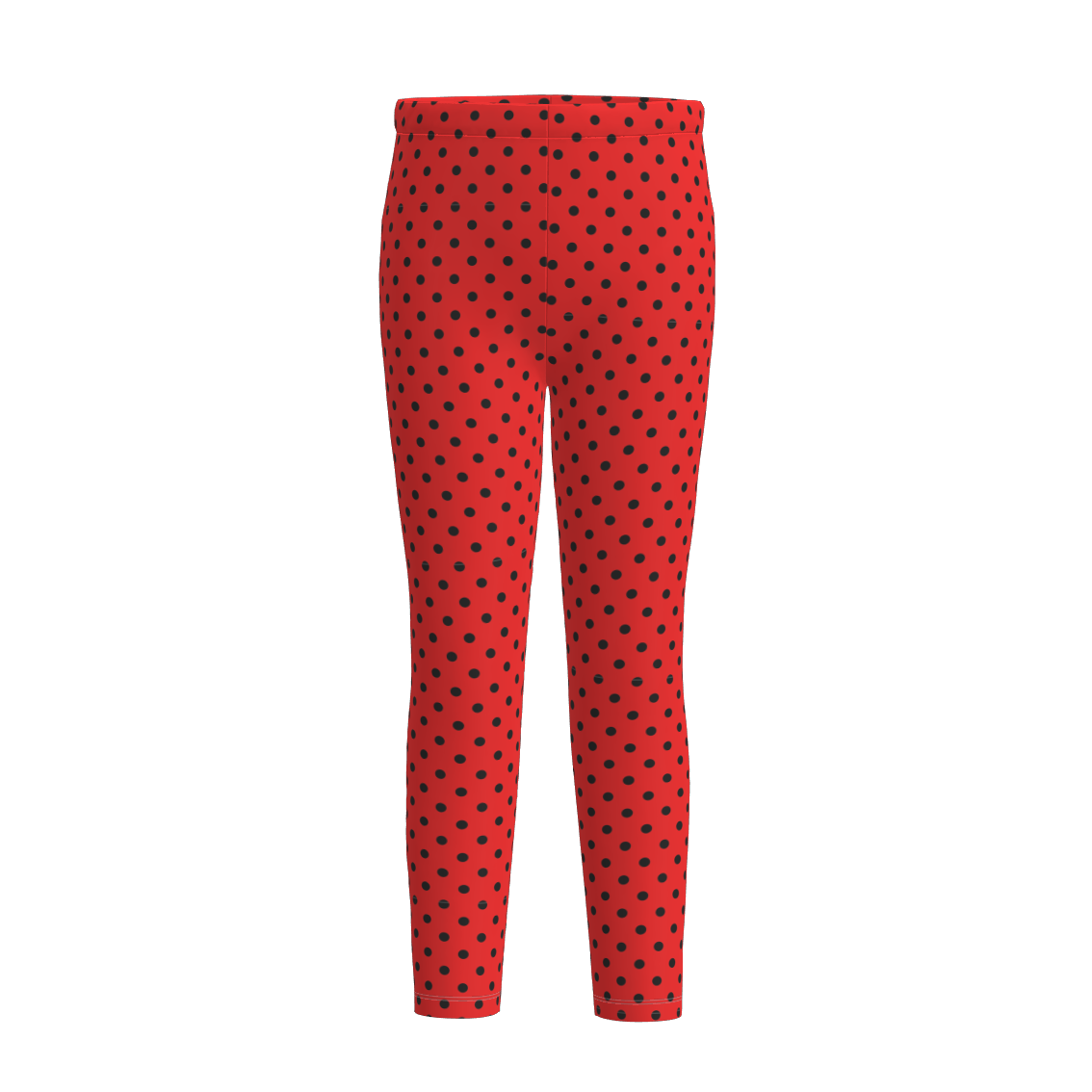 Red & Black Polka Dot Leggings