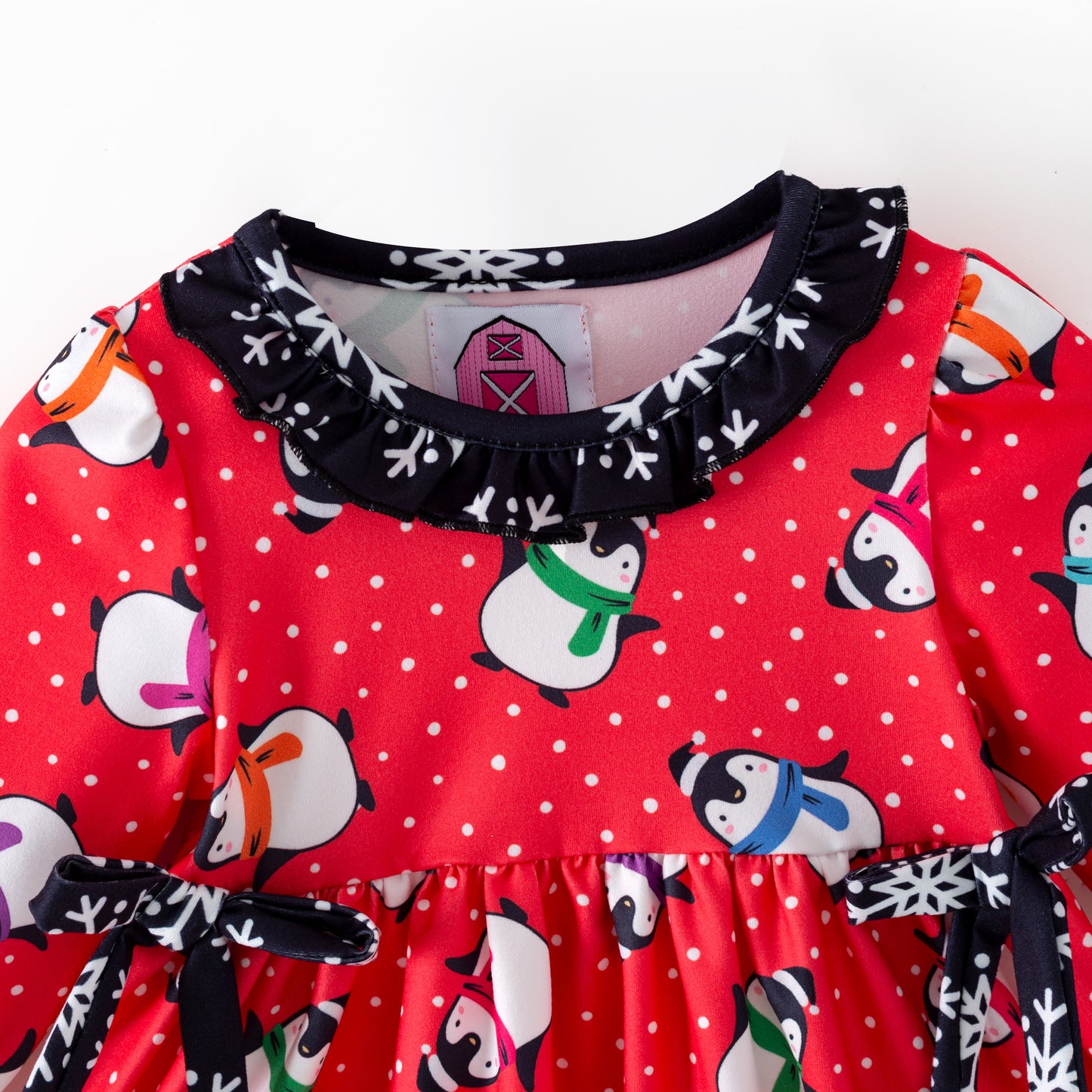 PRE-ORDER Red Penguin 2-Piece Baby Set