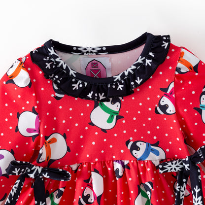 PRE-ORDER Red Penguin 2-Piece Baby Set