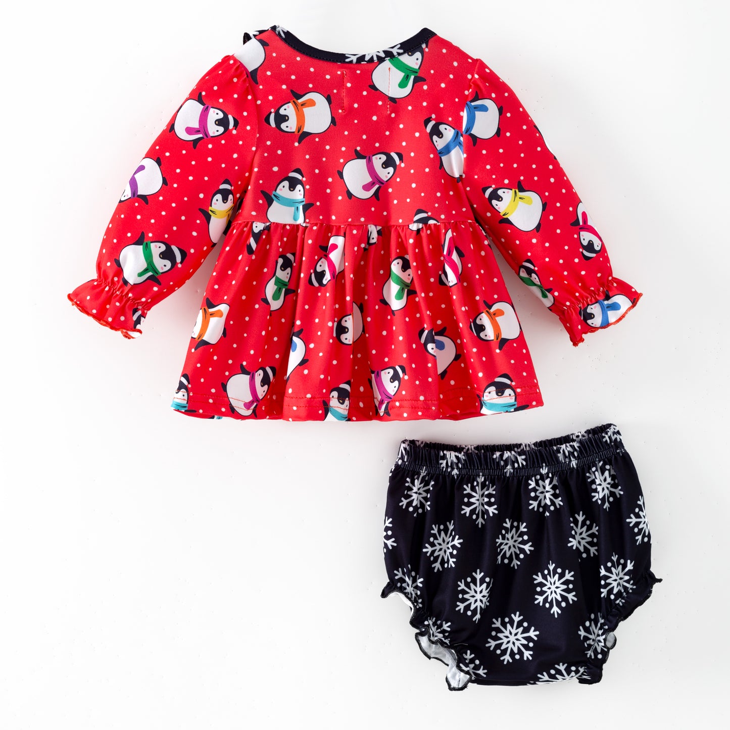 PRE-ORDER Red Penguin 2-Piece Baby Set