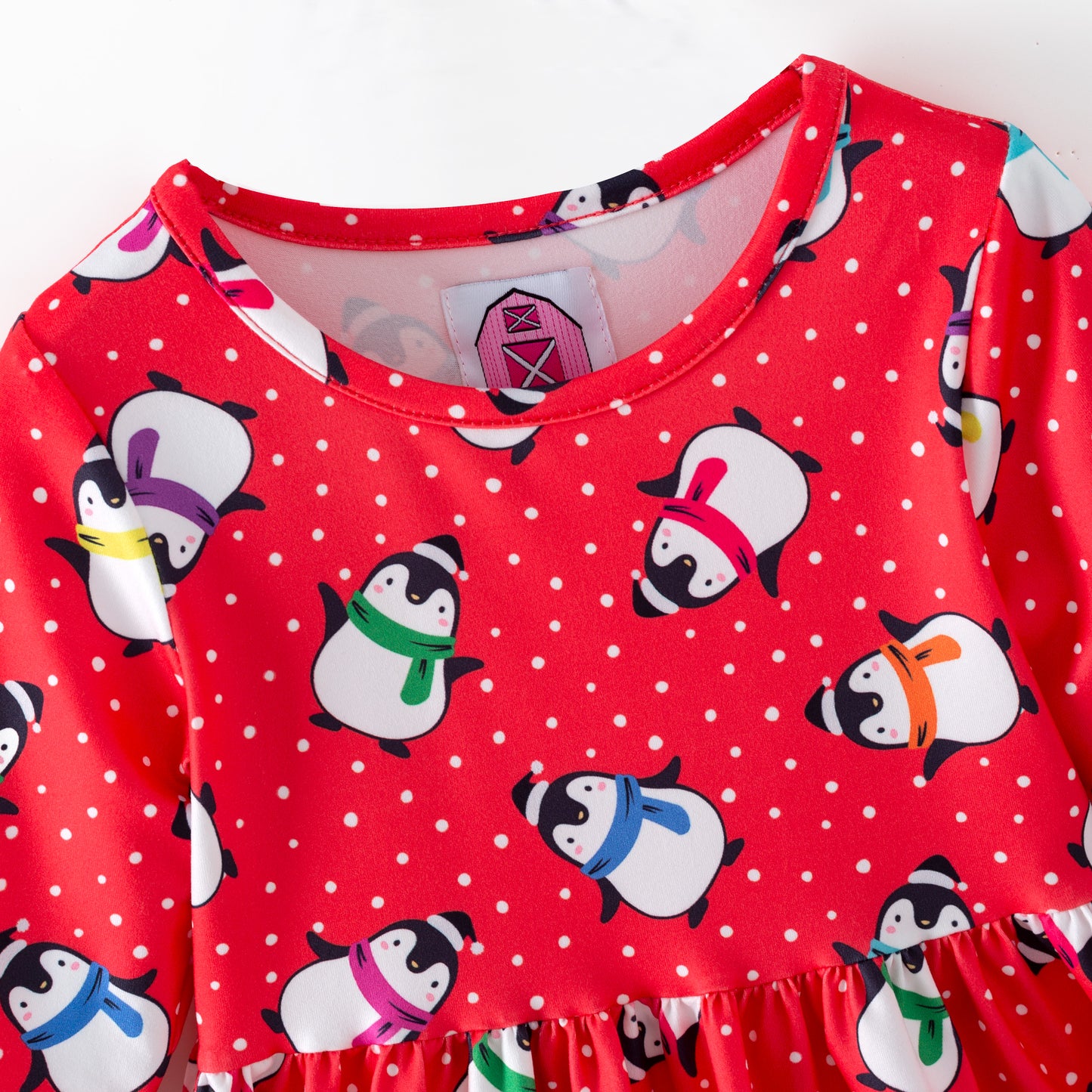 PRE-ORDER Red Penguin Dress