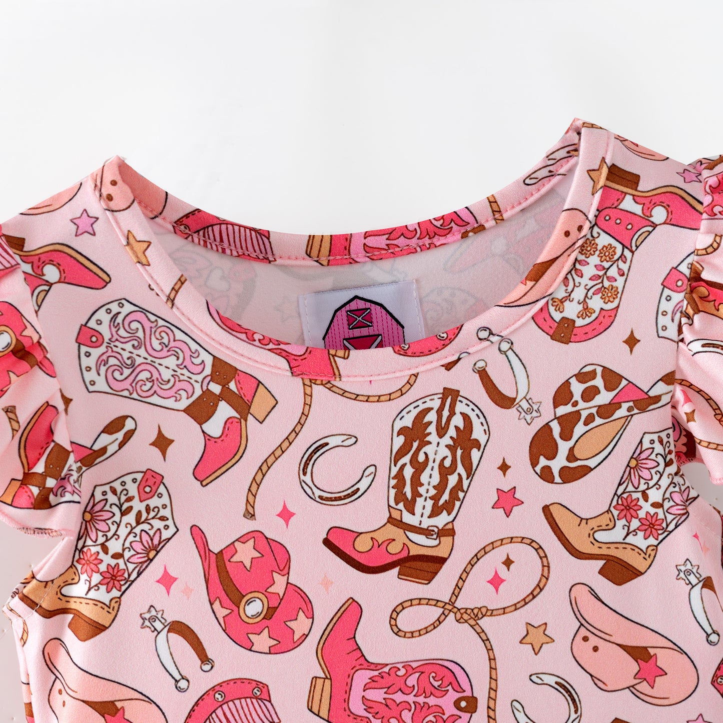 PRE-ORDER Pink Boots Twirl Dress 5-Pack