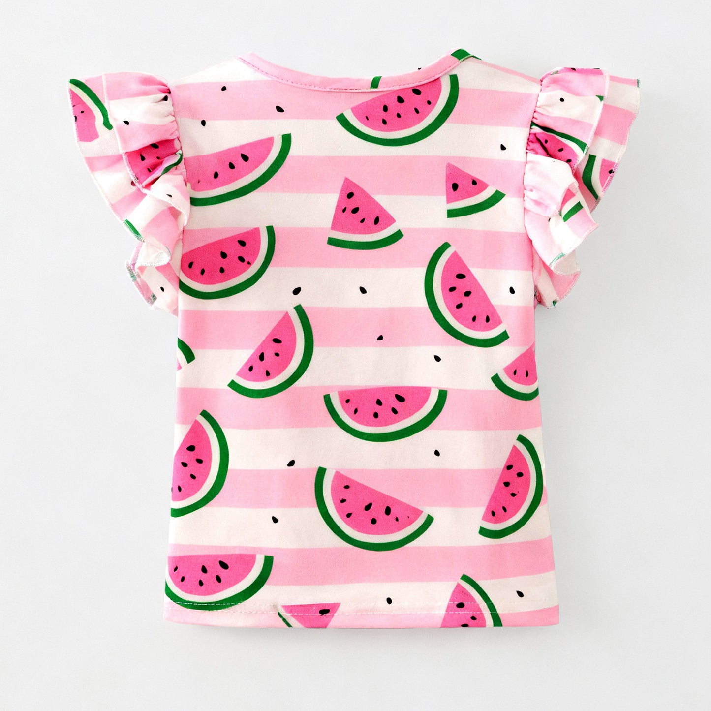 Watermelon Flutter Sleeve Top