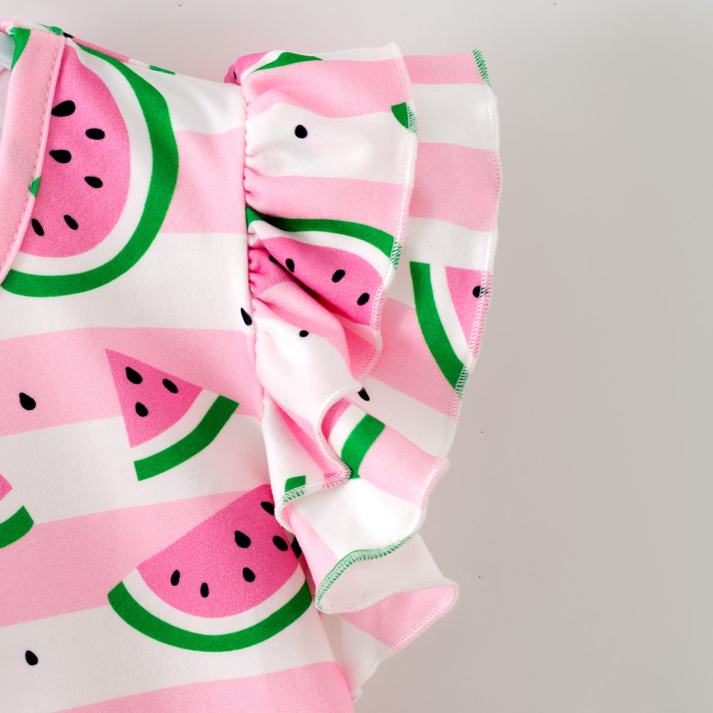 Watermelon Flutter Sleeve Top