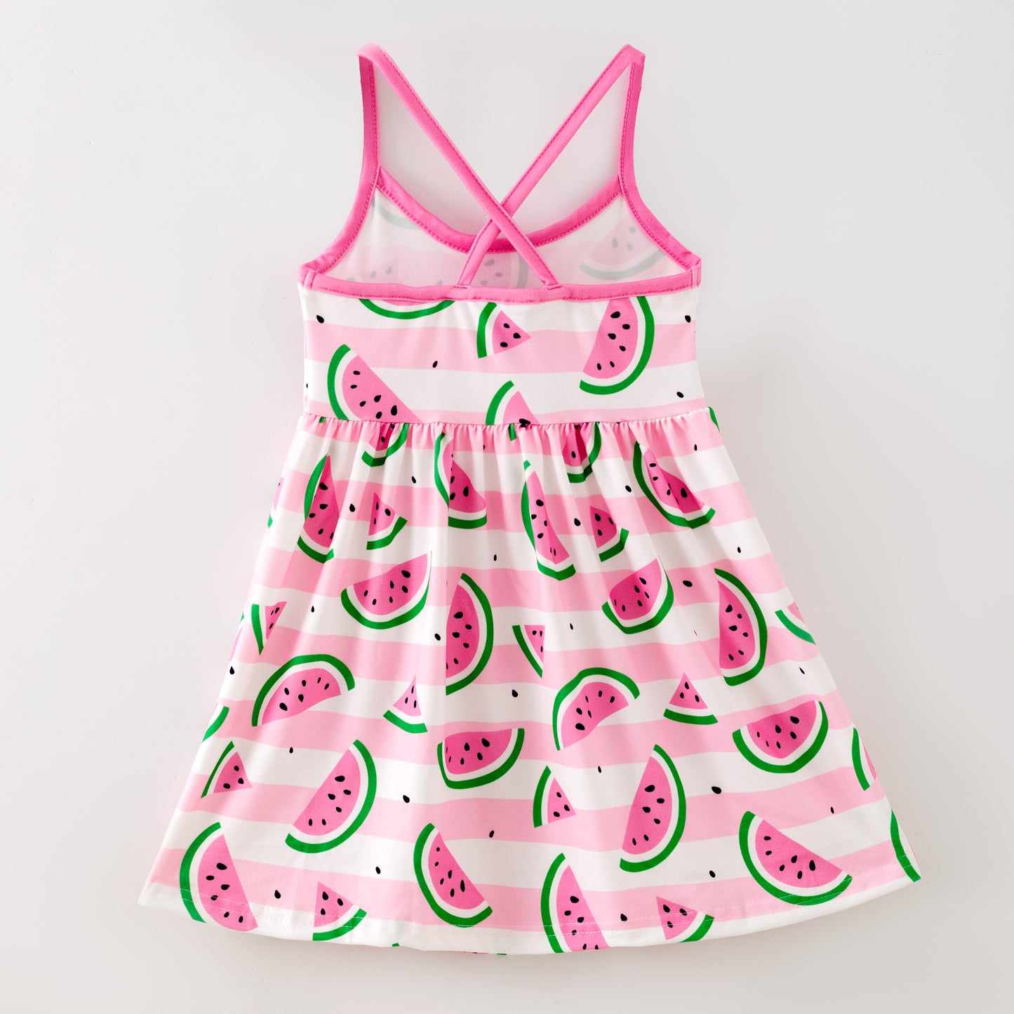 Sleeveless Dress Pink Watermelon