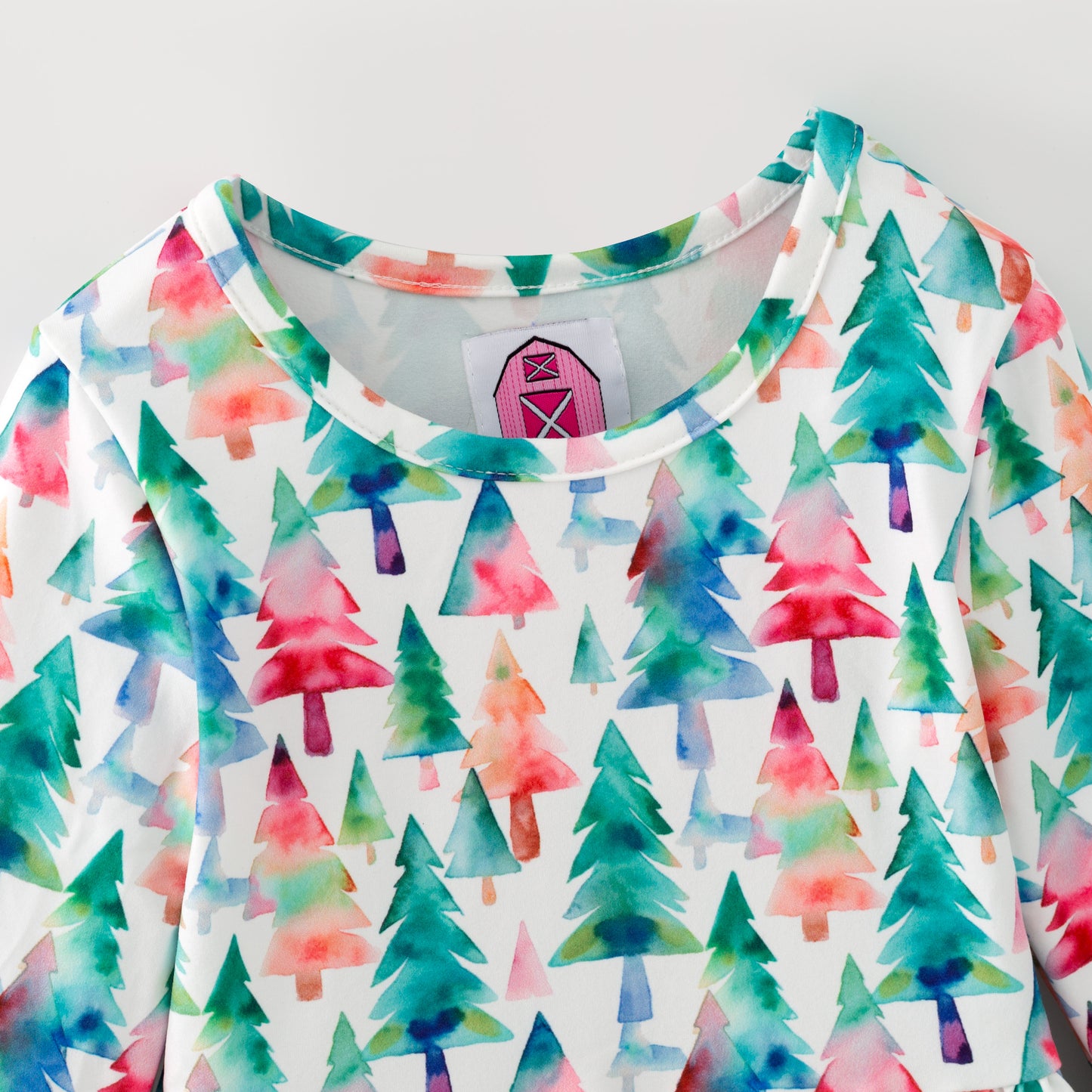 White Christmas Trees Dress