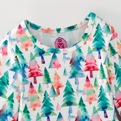 White Christmas Trees Dress