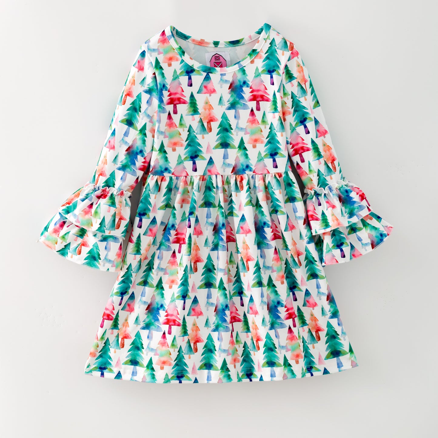 White Christmas Trees Dress