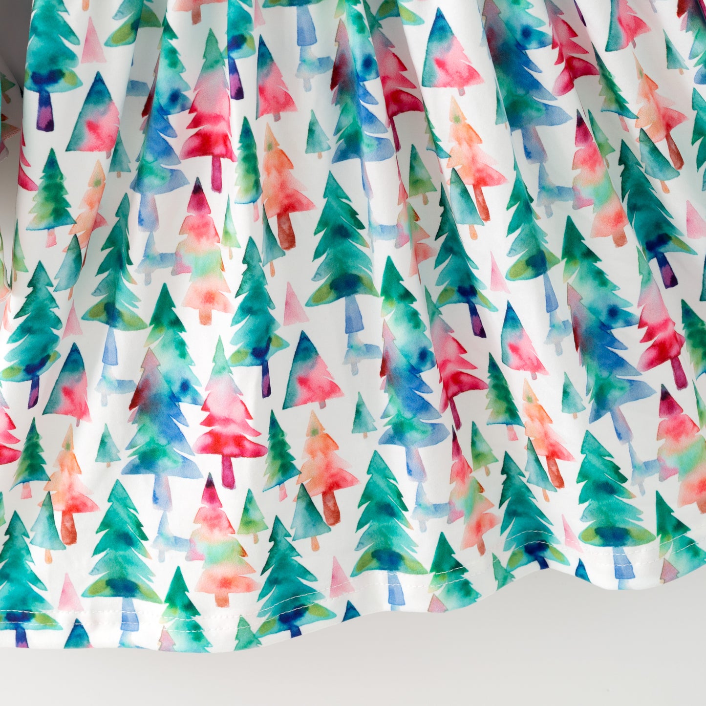 White Christmas Trees Dress