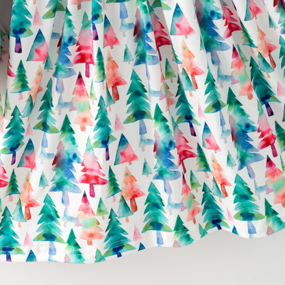 White Christmas Trees Dress
