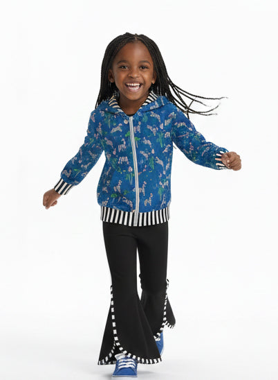 Wild about Zebras Zipper Hoodie