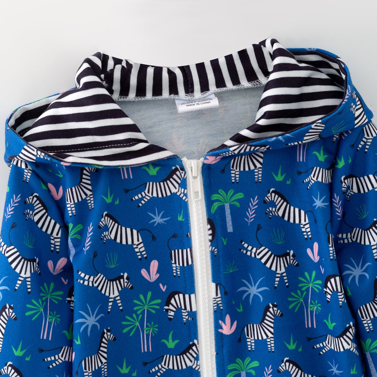 Wild about Zebras Zipper Hoodie